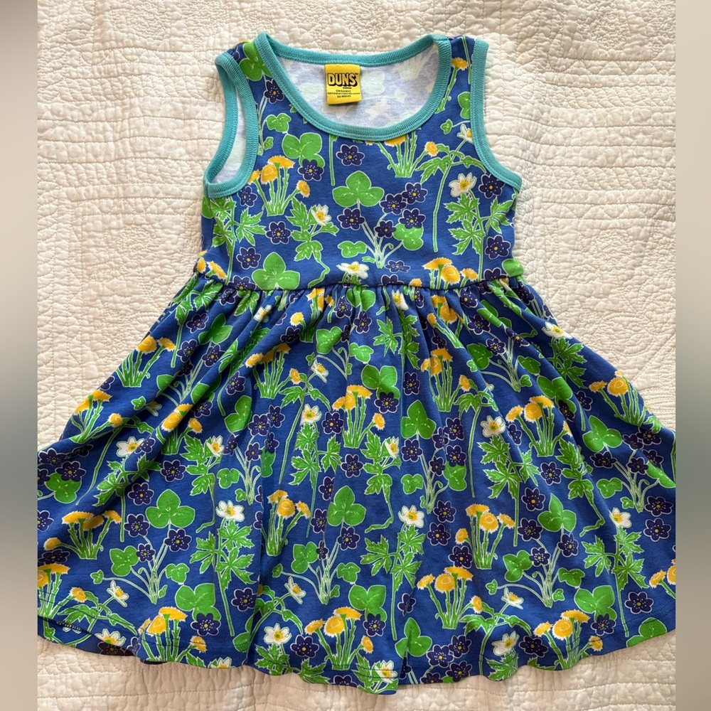 DUNS Sweden Sleeveless Dress with Gathered Skirt, 104cm